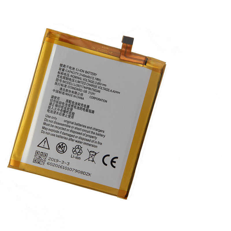Batterie de remplacement pour ZTE Grand X4 (Z956 Z957 Z957A), Li3931T44P8H756346 Batterie de remplacement pour ZTE Grand X4 (Z956 Z957 Z957A), Li3931T44P8H756346